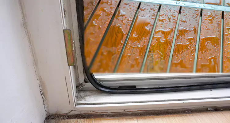 Water Leaking Wooden Patio Doors Repair in New Smyrna Beach, FL